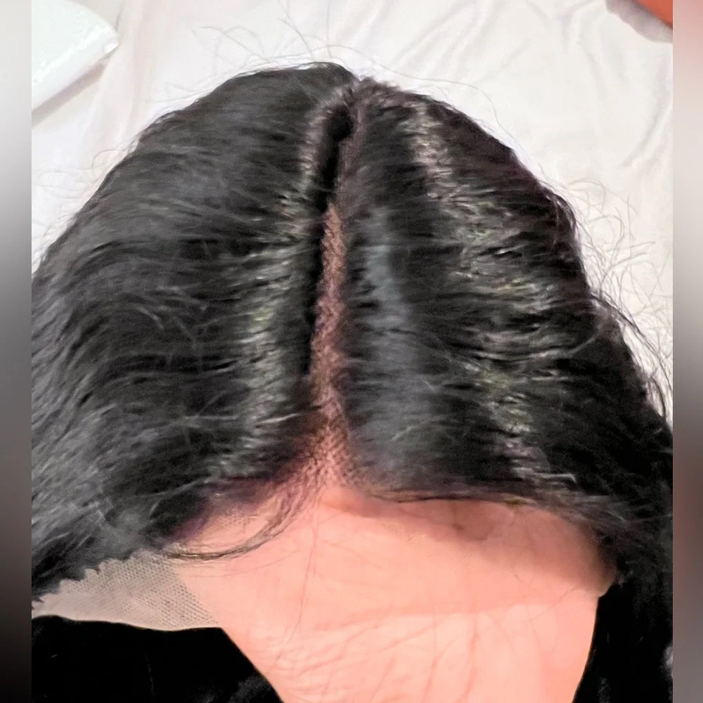 Brazilian Natural 100% Human Lace Front Wig - Picture 9 of 14